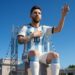 Messi Kini Setinggi Gedung 8 Lantai! Argentina Resmikan Patung Raksasa 26 Meter