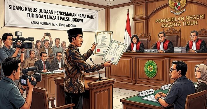 Jokowi Siap Tunjukkan Ijazah di Sidang Roy Suryo dan dr Tifa