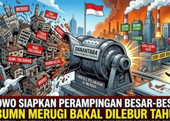 Prabowo Siapkan Perampingan Besar-Besaran, 800 BUMN Merugi Bakal Dilebur Tahun Ini