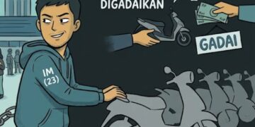 Omong Manis Berujung Tangis! Mahasiswa Gadaikan 40 Motor Teman dan Pacar Demi Foya-Foya hingga MiChat