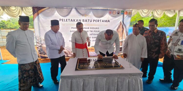 Kardinal Suharyo Pimpin Peletakan Batu Pertama Gereja TNI-Polri St. Ignatius Jatisari