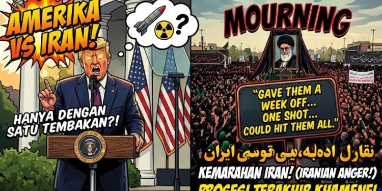 Trump Melongo! Pemakaman Khamenei Ramai, Iran Ternyata Masih Simpan Senjata Cadangan