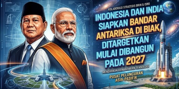 Indonesia dan India Siapkan Bandar Antariksa di Biak, Ditargetkan Mulai Dibangun pada 2027
