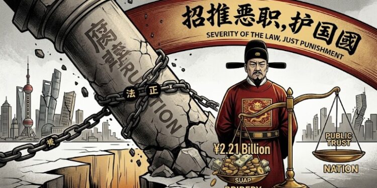 Judul: Mantan Pejabat Terima Suap Rp5,3 Triliun, China Tak Ragu Jatuhkan Hukuman Mati
