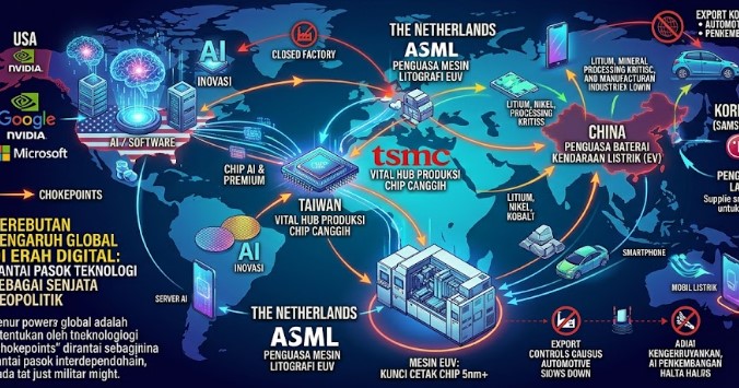 Dunia Ternyata Digenggam Segelintir Negara! Kalau Mereka Berhenti Sehari Saja, Pabrik hingga Teknologi AI Bisa Lumpuh