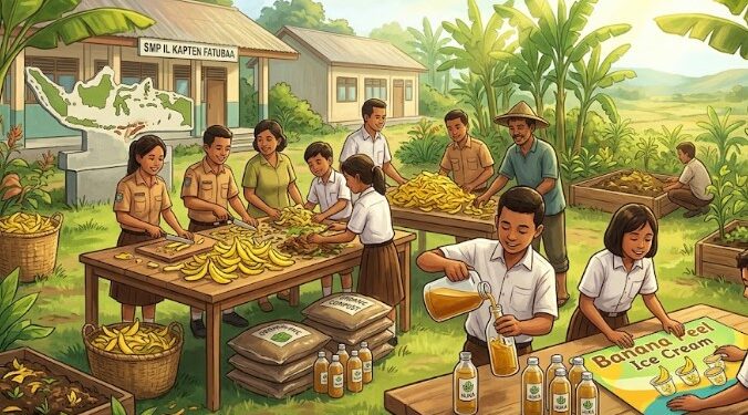 Sekolah di Perbatasan RI-Timor Leste Kalahkan Hampir 1.000 Peserta Asia Pasifik, Ubah Kulit Pisang Jadi Jalan Menuju Juara