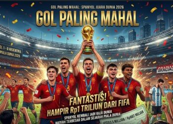 Fantastis! Spanyol Juara Piala Dunia 2026, Bawa Pulang Hampir Rp1 Triliun dari FIFA