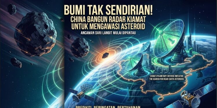 China Bangun ‘Radar Kiamat’ untuk Mengawasi Asteroid, Ancaman dari Langit Mulai Dipantau