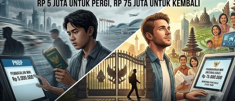 Mau Lepas Status WNI Kini Bayar Rp5 Juta, WNA Ingin Jadi Orang Indonesia Siapkan Rp75 Juta