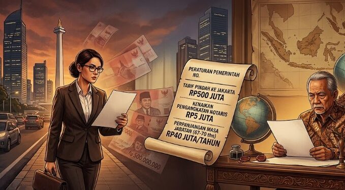 Pindah Jadi Notaris di Jakarta Kini Bisa Kena Rp500 Juta