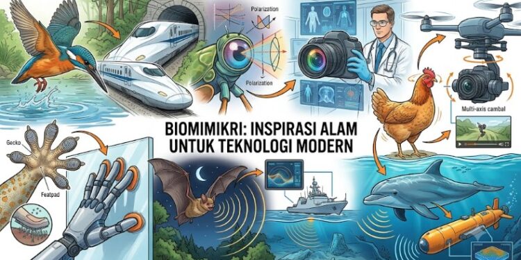 Alam Sudah Punya “Teknologi” Jutaan Tahun Lebih Dulu, Ilmuwan Terus Meniru Kemampuan Hewan untuk Ciptakan Inovasi Modern