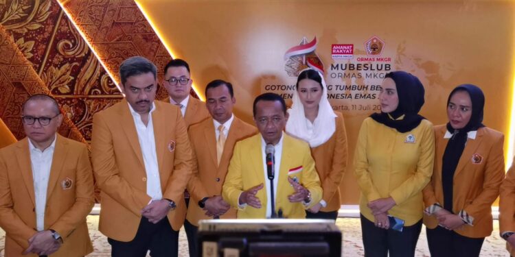 Buka Mubeslub MKGR, Bahlil Ajak Kader Perkuat Konsolidasi dan Bersiap Menangkan Golkar pada Pemilu 2029