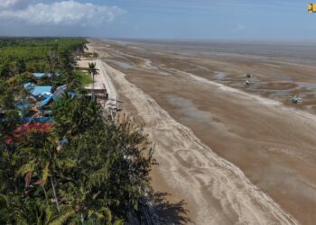 Lindungi Kawasan Pesisir, Kementerian PU Lanjutkan Pengamanan Pantai Lampu Satu Merauke