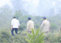 Prabowo Turun Langsung ke Lokasi Karhutla Kubu Raya, Kawal Penanganan Agar Berjalan Cepat