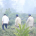 Prabowo Turun Langsung ke Lokasi Karhutla Kubu Raya, Kawal Penanganan Agar Berjalan Cepat