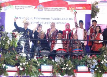 Orkestrasi Kawal Program Prioritas, Kementerian PANRB Kolaborasi Bersama Kementerian Keuangan, dan Kementerian PPN/Bappenas dalam Karnaval Bersatu Harmoni Nusantara