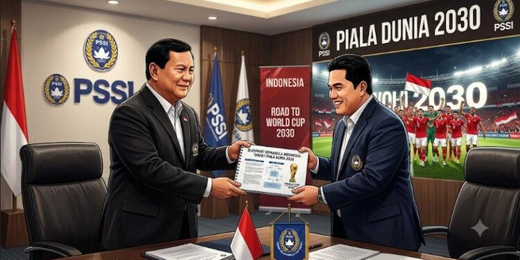 Prabowo Minta PSSI Susun Blueprint, Target Indonesia Tampil di Piala Dunia 2030
