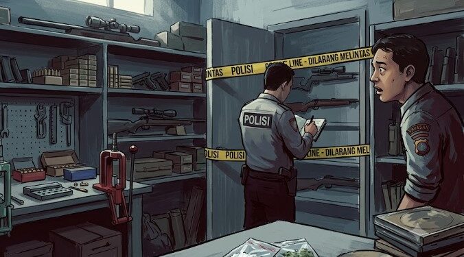 Nyaris 1.000 Senjata Ditemukan di Sekolah Swasta Jaksel, Polisi Dalami Asal-usul dan Legalitasnya