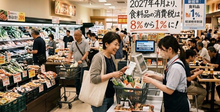 1% Pajak Makanan Jepang Mulai 2027