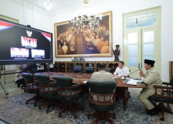 Prabowo Resmikan 3.395 Jembatan Merah Putih