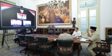 Prabowo Resmikan 3.395 Jembatan Merah Putih