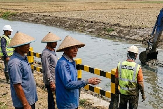 Kementerian PU Normalisasi Sungai Deket, Siapkan Pasokan Air untuk 440 Hektare Sawah di Lamongan