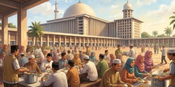 Setiap Jumat, Masjid Istiqlal Gelar Makan Siang Gratis untuk Jamaah