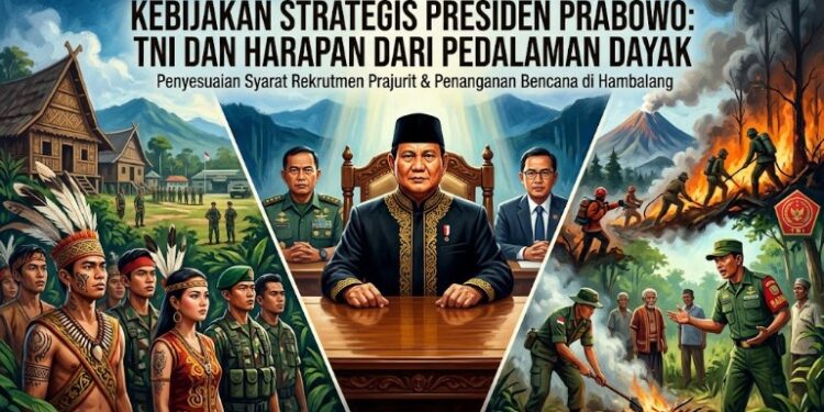 Prabowo Bahas Penyesuaian Syarat Warga Dayak Pedalaman Jadi TNI, Agar Rekrutmen Lebih Sesuai Kondisi Daerah