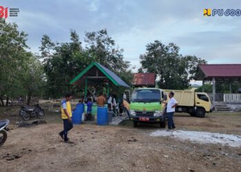 Salurkan 18.000 Liter Air dan 9 Pompa Air di Aceh Besar, Kementerian PU Komitmen Atasi Kekeringan