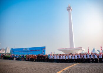 Polda Metro Jaya Gelar Apel Kebangsaan Sambut Hari Ulang Tahun ke-81 Republik Indonesia