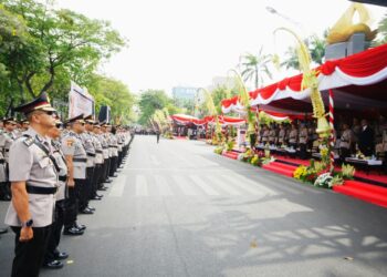 Kapolri Pimpin Upacara Hari Juang Polri 2026 di Surabaya, Kobarkan Semangat Perjuangan Polri untuk Mewujudkan Kemajuan Bangsa