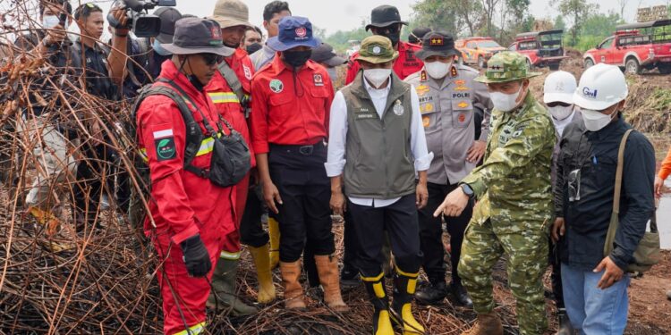 Menhut Raja Antoni: Penanganan Karhutla Riau Jadi Contoh yang Baik