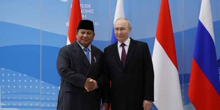 Bertemu Putin, Prabowo Tegaskan Pentingnya Rusia Sebagai Mitra Indonesia