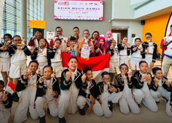 21 Pelajar Indonesia Sabet Emas di Asian Music Games Malaysia 2026