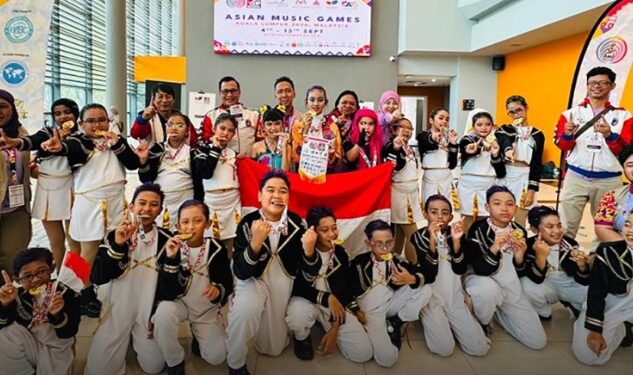 21 Pelajar Indonesia Sabet Emas di Asian Music Games Malaysia 2026