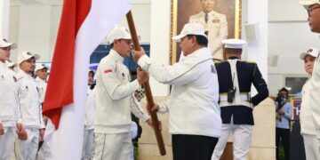 Lepas Kontingen Asian Games 2026, Prabowo: Berikan yang Terbaik bagi Bangsamu