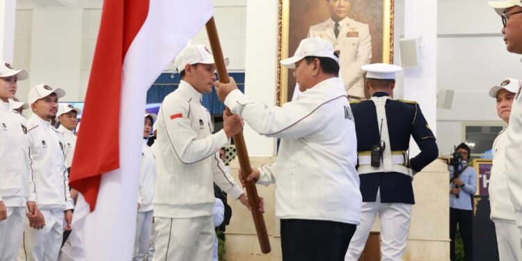 Lepas Kontingen Asian Games 2026, Prabowo: Berikan yang Terbaik bagi Bangsamu