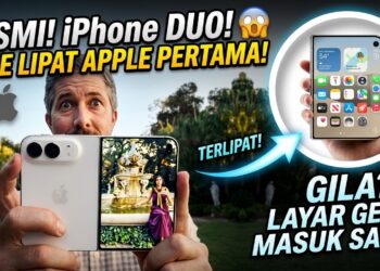 Apple Resmi Luncurkan iPhone Duo, Ponsel Lipat Pertama dengan Layar 7,6 Inci