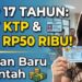 Genap 17 Tahun Tak Cuma Dapat KTP, Pemerintah Siapkan Rekening dan Saldo Rp50 Ribu