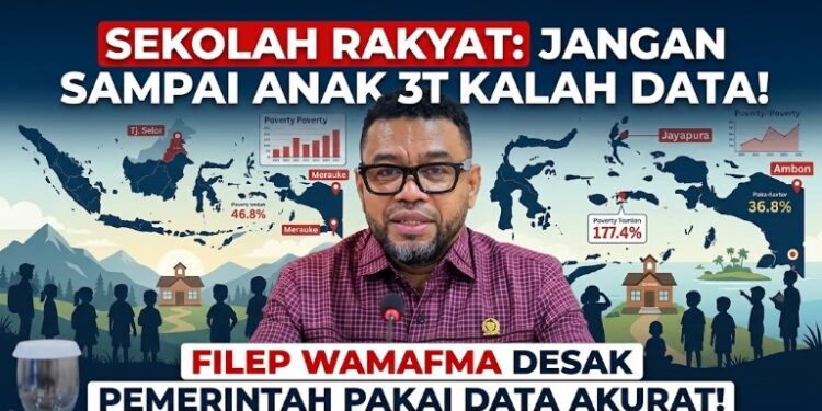 Filep Wamafma Warning Soal Sekolah Rakyat: Jangan Cuma Kejar Jumlah Sekolah
