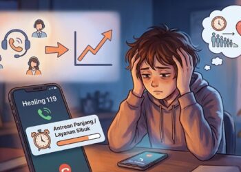 Hampir 700 Ribu Anak Terindikasi Masalah Kesehatan Jiwa, Healing 119 Kini Ramai Diakses