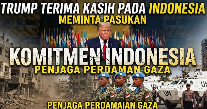 Trump Ucapkan Terima Kasih kepada Indonesia soal Stabilisasi Gaza