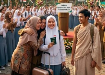 Salut! Berkat Infak Rp500 per Hari, SMAN 1 Padalarang Berangkatkan Siswa dan Guru Umrah 3 Tahun Beruntut