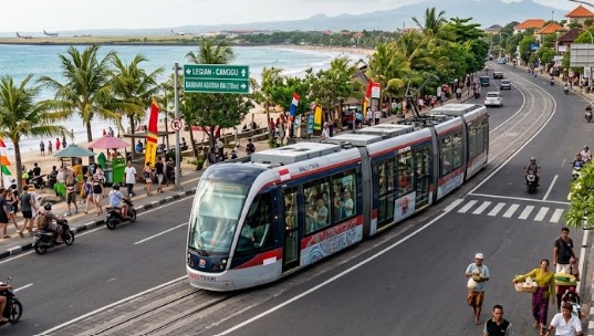 Trem Listrik Segera Hadir di Bali, Bandara Ngurah Rai-Canggu Ditargetkan Mulai Dibangun 2027