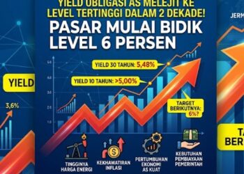 Bunga Utang AS Melonjak, Tertinggi Sejak 2004, Biaya Pinjaman Dunia Ikut Terancam Naik