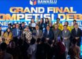 Undip Tampil Gemilang di Final, Kalahkan UI 6-3 dan Raih Juara Debat Hukum Pemilu Bawaslu 2026