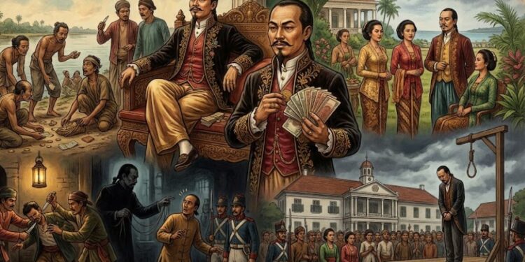 Crazy Rich Batavia Hobi Flexing, Cebok Pakai Uang Kertas, Akhirnya Dihukum Gantung