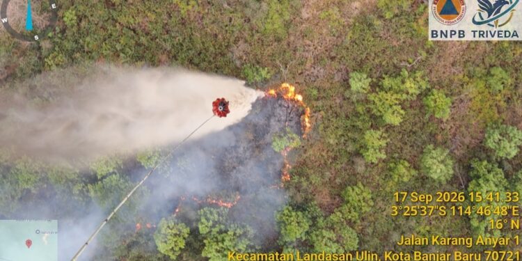 BNPB Gencar Water Bombing di 6 Provinsi pada 18 September 2026, dari Kalbar hingga Jambi
