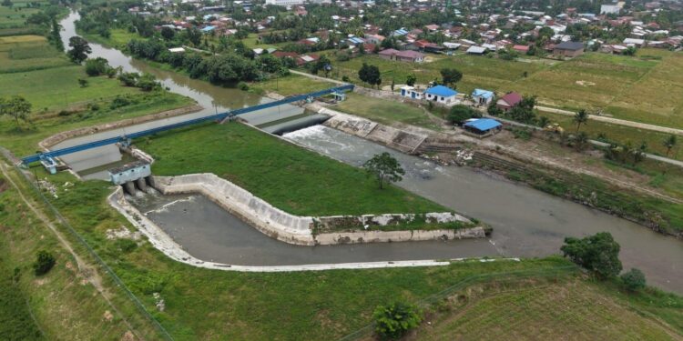 Menjaga Pasokan Air untuk 3.017 Hektare Sawah, Kementerian PU Rehabilitasi Bendung Karet Bandar Sidoras