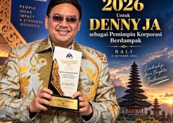 Denny JA Terima AMA Appreciation Award 2026 sebagai Pemimpin Korporasi yang Berdampak